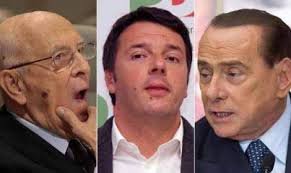 Napolitano,Renzi,Berlusconi