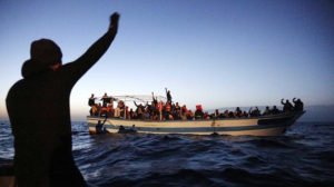 Immigration: ship frigate Espero patrol Mediterranean Sea